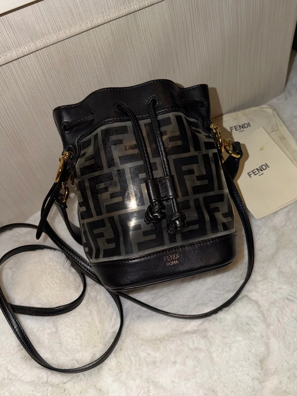Fendi
Mon Tresor Bucket Bag Zucca PU Mini - Picture 3 of 10